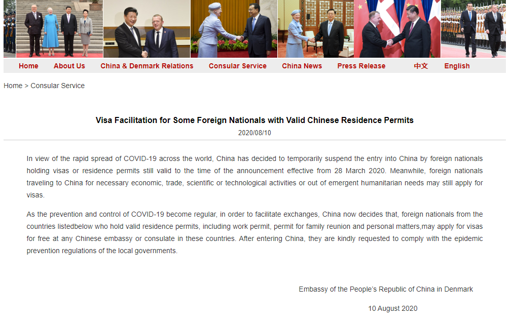 36 Countries Nationals May Apply for a Chinese Visa Enter China Now